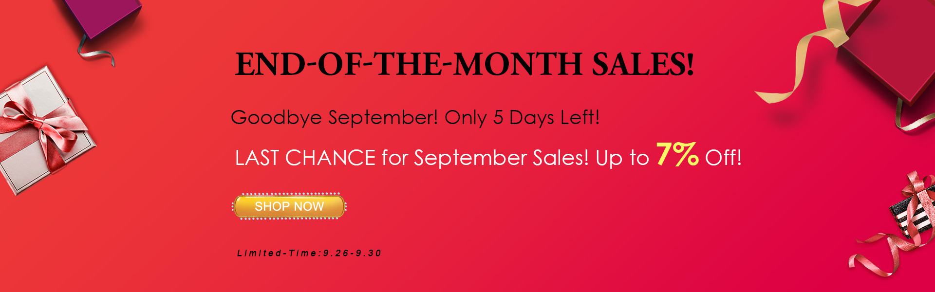 End-of-the-Month Sales!